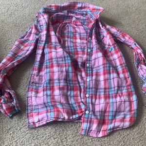 Gap Plaid Flannel Girls